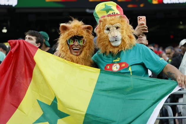 Norway v Senegal: Group I - FIFA World Cup, WM, Weltmeisterschaft, Fussball 2026 Fan of Senegal in lion costume before the FIFA World Cup 2026 Group I match between Norway and Senegal at New York New Jersey Stadium on June 22, 2026 in East Rutherford, United States. East Rutherford New York New Jersey Stadium NJ United States Copyright: xAllstarxPicturexLibraryxLtdx