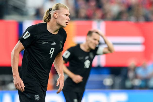 260622 Erling Braut Haaland of Norway during the FIFA World Cup, WM, Weltmeisterschaft, Fussball 2026 group stage football match between Norway and Senegal on June 22, 2026 in New Jersey. Photo: Vegard Grott BILDBYRAN kod VG VG0963 bbeng fotboll football soccer fotball vm fotbolls-vm fotball-vm fotbolls-vm 2026 fifa world cup 2026 new york norge norway senegal *** June 22, 2026  Copyright: VEGARDxGRoTT BB260622VG041