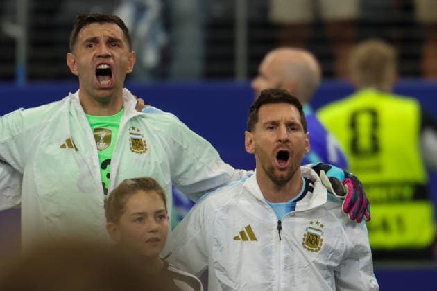 ARLINGTON, TEXAS - JUNE 22: Lionel Messi 10 of Argentina in action during the FIFA World Cup, WM, Weltmeisterschaft, Fussball 2026 Group J match between Argentina and Austria at Dallas Stadium on June 22, 2026 in Arlington, Texas.  Copyright: xVCGx 111649835159