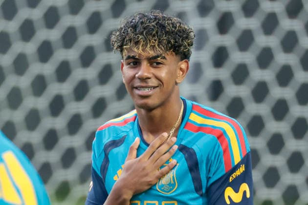 Lamine Yamal of the Spanish national team, Nationalteam is training in Chattanooga, United States, 22 June 2026. Spain s training session ahead of their match against Uruguay !ACHTUNG: NUR REDAKTIONELLE NUTZUNG!  Copyright: xLavandeiraxjrx GR2039 20260623-55020678752_1