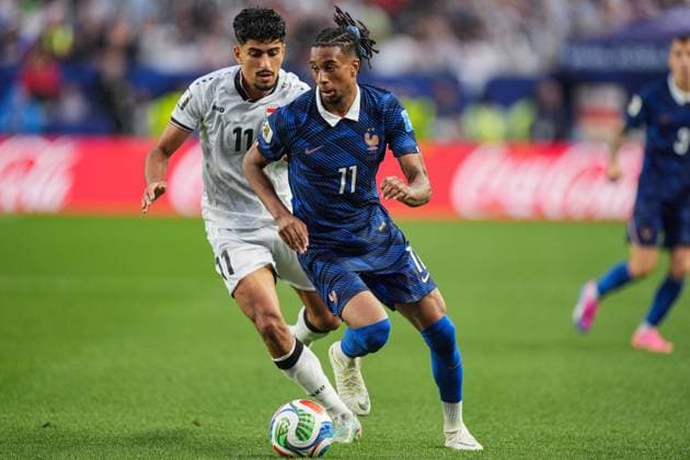 Michael Olise of France runs with the ball France v Iraq, 2026 FIFA World Cup, WM, Weltmeisterschaft, Fussball Group I, Football, Philadelphia Stadium, Philadelphia, Pennsylvania, USA - 22 Jun 2026Philadelphia Philadelphia Stadium Pennsylvania (PA) United States of America  Copyright: xIsmaelxAdnan Shutterstockx 16950632cn