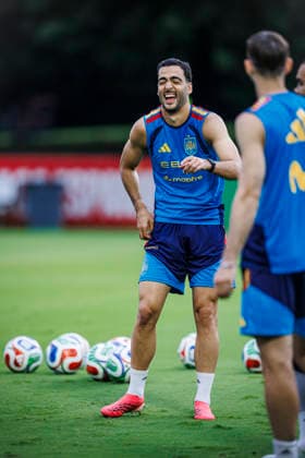 Spain national team, Nationalteam World Cup 22 06 2026 Mikel Merino of Spain during the Spanish national team s training session at their World Cup base camp at the Baylor School in Chattanooga, United States of America on June 22, 2026. Photo (PGS Photo Agency) Chattanooga Copyright: xPGSxPhotoxAgencyx