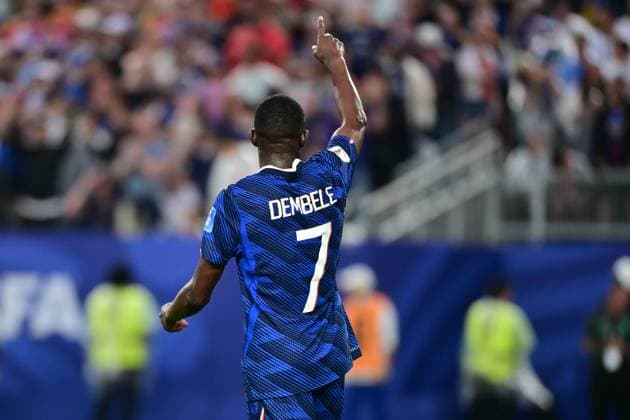 Lincoln Financial Field, Philadelphia (PA), June 22, 2026 - WORLD CUP FRANCE VS IRAQ - Goal by France player Ousmane Dembele during the match between FRANCE and IRAQ, valid for the second round of Group I of the 2026 FIFA World Cup, WM, Weltmeisterschaft, Fussball held at Philadelphia Stadium, in Philadelphia, on the afternoon of Monday, June 22. (Photo: Eduardo Carmim Photo Premium SPP) 30930 (Eduardo Carmim SPP)  Copyright: xEduardoxCarmimx xSPPx spp-en-EdCa-eduardo_carmim_photo_premium_491482