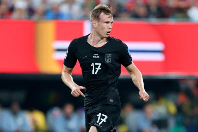 Norway v Senegal: Group I - FIFA World Cup, WM, Weltmeisterschaft, Fussball 2026 Torbjorn Heggem of Norway running during the FIFA World Cup 2026 Group I match between Norway and Senegal at New York New Jersey Stadium on June 22, 2026 in East Rutherford, United States. East Rutherford New York New Jersey Stadium NJ United States Copyright: xAllstarxPicturexLibraryxLtdx