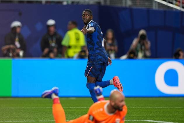 Ousmane DembÃ lÃ of France ccelebrates his goal France v Iraq, 2026 FIFA World Cup, WM, Weltmeisterschaft, Fussball Group I, Football, Philadelphia Stadium, Philadelphia, Pennsylvania, USA - 22 Jun 2026Philadelphia Philadelphia Stadium Pennsylvania (PA) United States of America  Copyright: xIsmaelxAdnan Shutterstockx 16950632cw