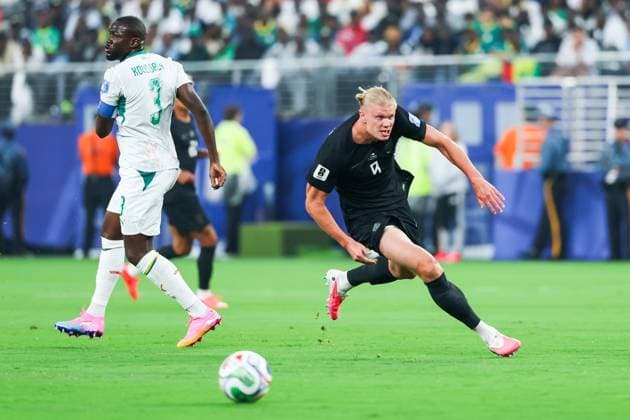 RECORD DATE NOT STATED FIFA World Cup, WM, Weltmeisterschaft, Fussball 2026 - Group I - Norway v Senegal Erling Haaland player of Norway during the match between Norway and Senegal in the second round of Group I of the 2026 FIFA World Cup group stage at New York New Jersey Stadium, in East Rutherford, United States, on Monday, June 22, 2026.(Foto: William Volcov Brazil Photo Press IMAGO) Sports East Rutherford NJ United States of America Copyright: xWILLIAMxVOLCOVx