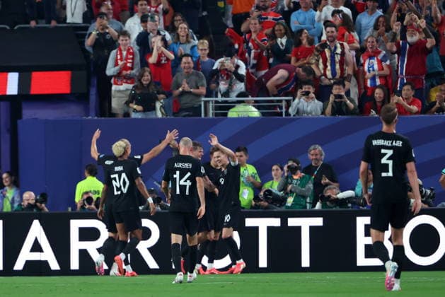 FIFA World Cup, WM, Weltmeisterschaft, Fussball 2026 - Group I - Norway vs Senegal Players of Norway celebrate the 1-0 goal during the FIFA World Cup 2026 group stage match Norway against Senegal, in East Rutherford, New Jersey, USA, 22 June 2026. East Rutherford United States  Copyright: xOLGAxFEDOROVAx