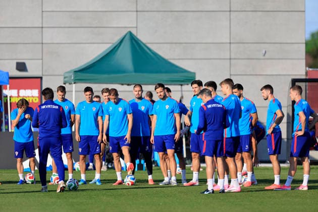 Players of Croatia training at Centennial Park in Toronto, Canada, 22 June 2026. Croatia national team, Nationalteam Training in Toronto !ACHTUNG: NUR REDAKTIONELLE NUTZUNG!  Copyright: xBienvenidoxVelascox GR2065 20260623-55020678865_1