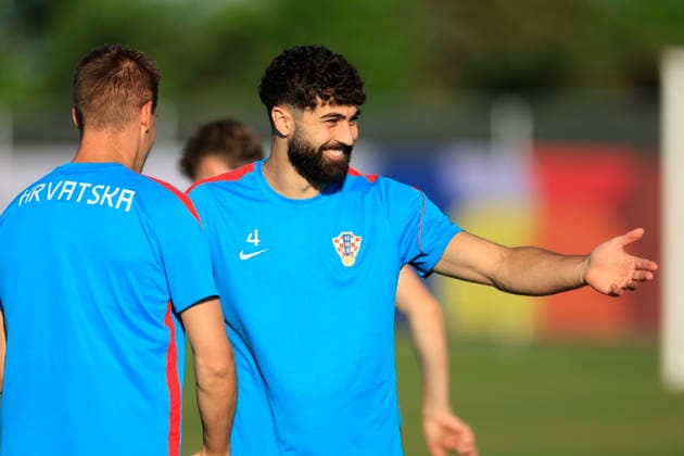 Josko Gvardiol of Croatia reacts during a training session at Centennial Park in Toronto, Canada, 22 June 2026. Croatia national team, Nationalteam Training in Toronto !ACHTUNG: NUR REDAKTIONELLE NUTZUNG!  Copyright: xBienvenidoxVelascox GR2060 20260623-55020678862_1