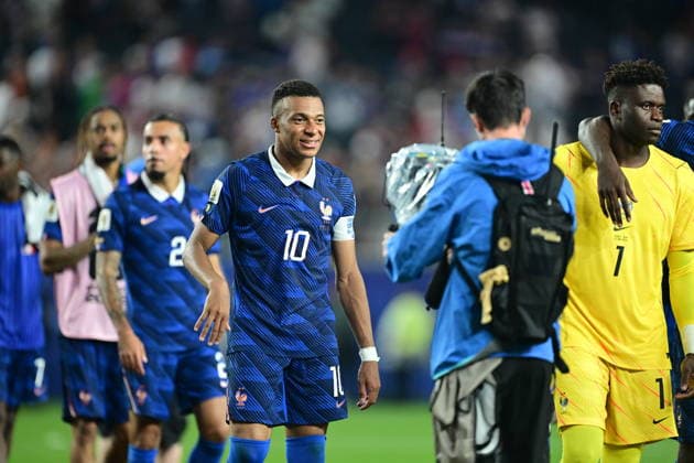 France v Iraq - FIFA World Cup, WM, Weltmeisterschaft, Fussball 2026 - Group I PHILADELPHIA, UNITED STATES - JUNE 22: Mbappe is seen after the second half following a weather delay during the 2026 FIFA World Cup First Stage Group I match between France and Iraq at Lincoln Financial Field (Philadelphia Stadium) in Philadelphia, Pennsylvania, United States on June 22, 2026. Abdulhamid Hosbas Anadolu Pennsylvania United States. Editorial use only. Please get in touch for any other usage.  Copyright: x2026xAnadoluxAbdulhamidxHosbasx