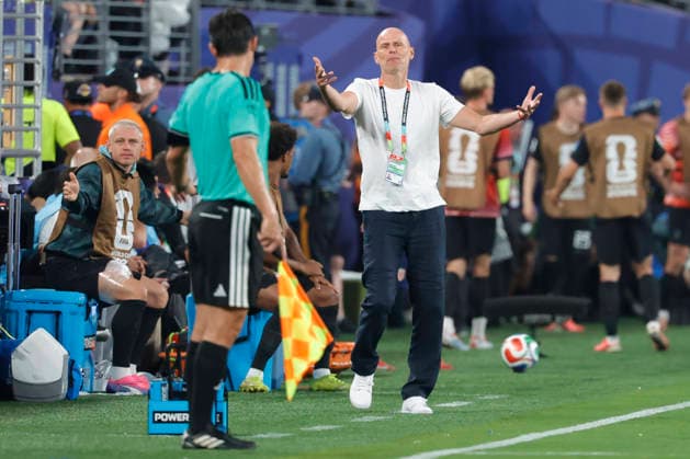 Norway s head coach, Stale Solbakken, reacts during the FIFA World Cup, WM, Weltmeisterschaft, Fussball 2026 group stage match Norway and Senegal at MetLife stadium in New Jersey, United States, 22 June 2026. FIFA WORLD CUP 2026 - Group I - Norway vs Senegal !ACHTUNG: NUR REDAKTIONELLE NUTZUNG!  Copyright: xSebastiaoxMoreriax GR2115 20260623-55020678918_1