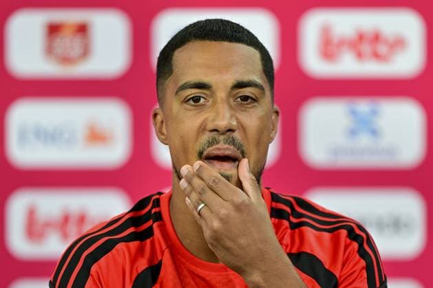 Belgium s Youri Tielemans pictured during a press conference, PK, Pressekonferenz of Belgian national soccer team Red Devils in their base camp, home of the Seattle Sounders, Renton, Seattle, USA, on Monday 22 June 2026. Yesterday the Devils played their second game in the group stage of the 2026 FIFA World Cup, WM, Weltmeisterschaft, Fussball a 0-0 draw against Iran. DIRKxWAEM  x178848714x