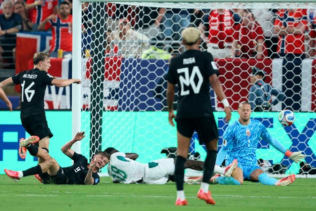 Norway v Senegal: Group I - FIFA World Cup, WM, Weltmeisterschaft, Fussball 2026 Ismaila Sarr of Senegal scores Senegal 1st goal during the FIFA World Cup 2026 Group I match between Norway and Senegal at New York New Jersey Stadium on June 22, 2026 in East Rutherford, United States. East Rutherford New York New Jersey Stadium NJ United States Copyright: xAllstarxPicturexLibraryxLtdx