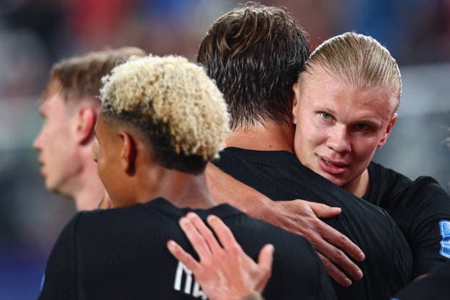 FIFA World Cup, WM, Weltmeisterschaft, Fussball 2026: Norway v Senegal NEW JERSEY, USA - 22nd June 2026: Erling Haaland of Norway celebrates scoring his side s second goal with team mates during the FIFA World Cup 2026 Group I match between Norway and Senegal at New York New Jersey Stadium New York New York New Jersey Stadium United States of America Copyright: xCraigxMercerx xPeakxActionxPhotosx