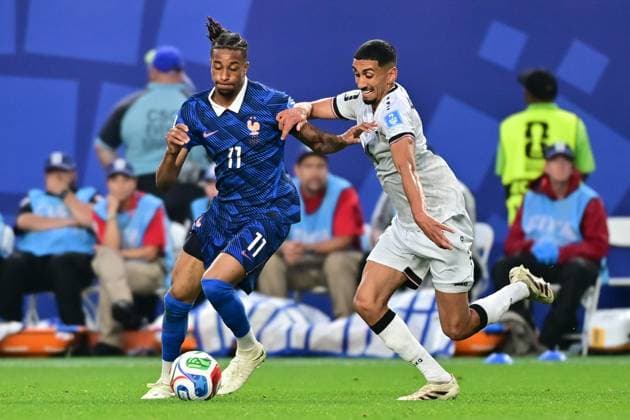 Lincoln Financial Field, Philadelphia (PA), June 22, 2026 - WORLD CUP FRANCE VS. IRAQ - A Franca player during the match between FRANCE and IRAQ, valid for the second round of Group I of the 2026 FIFA World Cup, WM, Weltmeisterschaft, Fussball held at Philadelphia Stadium, in Philadelphia, on the afternoon of Monday, June 22. (Photo: Eduardo Carmim Photo Premium SPP) 30930 (Eduardo Carmim SPP)  Copyright: xEduardoxCarmimx xSPPx spp-en-EdCa-eduardo_carmim_photo_premium_491501