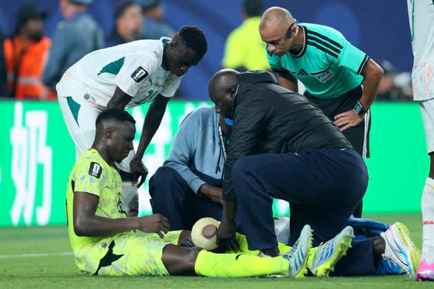 Norway v Senegal: Group I - FIFA World Cup, WM, Weltmeisterschaft, Fussball 2026 Edouard Mendy, goalkeeper of Senegal is injured during the FIFA World Cup 2026 Group I match between Norway and Senegal at New York New Jersey Stadium on June 22, 2026 in East Rutherford, United States. East Rutherford New York New Jersey Stadium NJ United States Copyright: xAllstarxPicturexLibraryxLtdx
