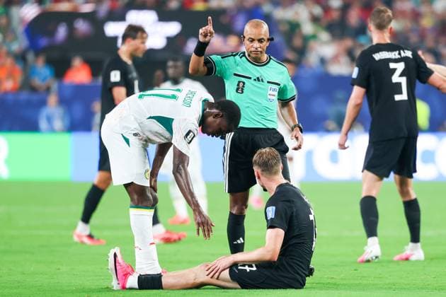 RECORD DATE NOT STATED FIFA World Cup, WM, Weltmeisterschaft, Fussball 2026 - Group I - Norway v Senegal Referee Wilton Pereira Sampaio during the match between Norway and Senegal in the second round of Group I of the 2026 FIFA World Cup group stage at New York New Jersey Stadium, in East Rutherford, United States, on Monday, June 22, 2026.(Foto: William Volcov Brazil Photo Press IMAGO) Sports East Rutherford NJ United States of America Copyright: xWILLIAMxVOLCOVx