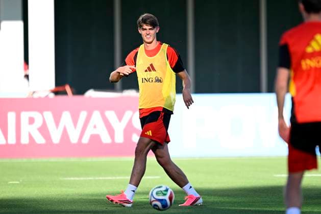 Belgian national football team - FIFA World Cup, WM, Weltmeisterschaft, Fussball 2026 - media activities 22 06 2026 RENTON, UNITED STATES OF AMERICA - JUNE 22 : De Ketelaere Charles midfielder of Belgium pictured during a training session of the Belgian national football team during the FIFA World Cup 2026 on June 22, 2026 in Renton, United States of America, 22 06 2026 Renton United States of America  Copyright: xNicoxVereeckenx