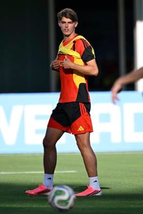 Belgian national football team - FIFA World Cup, WM, Weltmeisterschaft, Fussball 2026 - media activities 22 06 2026 RENTON, UNITED STATES OF AMERICA - JUNE 22 : De Ketelaere Charles midfielder of Belgium pictured during a training session of the Belgian national football team during the FIFA World Cup 2026 on June 22, 2026 in Renton, United States of America, 22 06 2026 Renton United States of America  Copyright: xNicoxVereeckenx