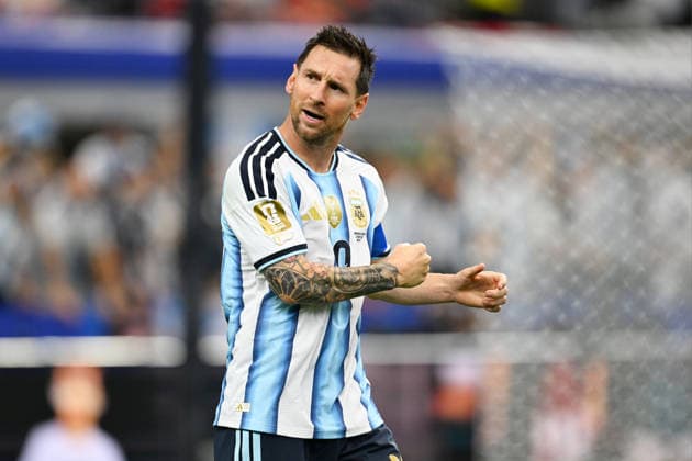 Lionel Messi (ARG), JUNE 22, 2026 - Football Soccer : FIFA World Cup, WM, Weltmeisterschaft, Fussball 2026 Group J match between Argentina 2-0 Austria at Dallas Stadium in Arlington, Texas, USA.  aflo_335413583 KenjiroxMatsuox