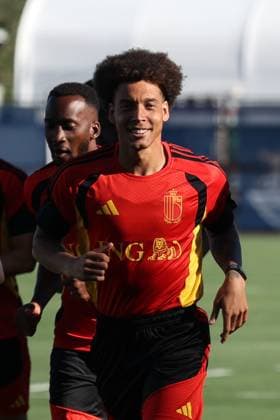 Belgium s Axel Witsel pictured during a training session of Belgian national soccer team Red Devils in their base camp, home of the Seattle Sounders, Renton, Seattle, USA, on Monday 22 June 2026. Yesterday the Devils played their second game in the group stage of the 2026 FIFA World Cup, WM, Weltmeisterschaft, Fussball a 0-0 draw against Iran. BRUNOxFAHY  x178855544x