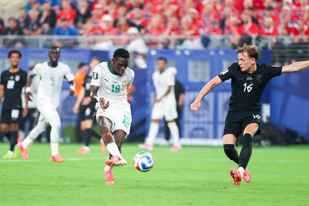 RECORD DATE NOT STATED FIFA World Cup, WM, Weltmeisterschaft, Fussball 2026 - Group I - Norway v Senegal Pape Matar Sarr player of Senegal during the match between Norway and Senegal in the second round of Group I of the 2026 FIFA World Cup group stage at New York New Jersey Stadium, in East Rutherford, United States, on Monday, June 22, 2026.(Foto: William Volcov Brazil Photo Press IMAGO) Sports East Rutherford NJ United States of America Copyright: xWILLIAMxVOLCOVx