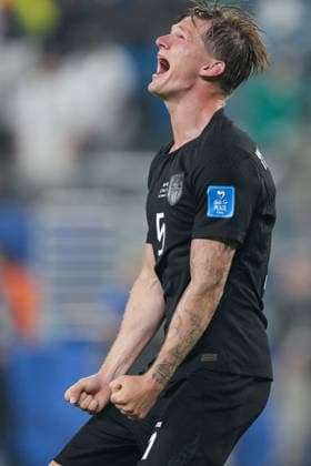 David Moller Wolfe of Norway celebrates at full time of FIFA Men’s World Cup 2026 Group Stage football match between Norway and Senegal at New York New Jersey Stadium, in East Rutherford on June 22th 2026 (Photo by Alexandra Fechete SPP)  Copyright: xAlexandraxFechete SPPx Sportspressphoto_SPR173929
