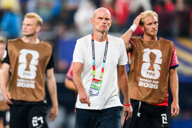 260622 Head coach Stale Solbakken of Norway during the FIFA World Cup, WM, Weltmeisterschaft, Fussball 2026 group stage football match between Norway and Senegal on June 22, 2026 in New Jersey. Photo: Jon Olav Nesvold BILDBYRAN COP 217 VG0963 bbeng fotboll football soccer fotball vm fotbolls-vm fotball-vm fotbolls-vm 2026 fifa world cup 2026 new york norge norway senegal *** June 22, 2026  Copyright: JONxOLAVxNESVOLD BB260622JE093
