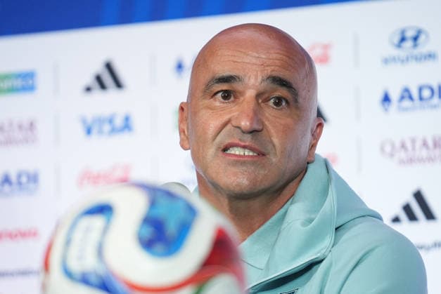 press conference, PK, Pressekonferenz ahead of Portugal v Uzbekistan - 2026 FIFA World Cup, WM, Weltmeisterschaft, Fussball HOUSTON, UNITED STATES - JUNE 22 : Head coach Roberto Martinez of Portugal speaks during a press conference ahead of their Group K second match against Uzbekistan in the 2026 FIFA World Cup at Houston Stadium in Houston, Texas, United States on June 22, 2026. Hakan Akgun Anadolu Houston United States. Editorial use only. Please get in touch for any other usage.  Copyright: x2026xAnadoluxHakanxAkgunx
