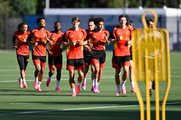Belgian national football team - FIFA World Cup, WM, Weltmeisterschaft, Fussball 2026 - media activities 22 06 2026 RENTON, UNITED STATES OF AMERICA - JUNE 22 : The players of Belgian National football team pictured during a training session of the Belgian national football team during the FIFA World Cup 2026 on June 22, 2026 in Renton, United States of America, 22 06 2026 Renton United States of America  Copyright: xNicoxVereeckenx