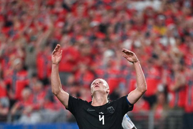 Erling Haaland of Norway gestures during a FIFA Men’s World Cup 2026 Group Stage football match between Norway and Senegal at New York New Jersey Stadium, in Philadelphia on June 22th 2026 (Photo by Andre Ricardo SPP)  Copyright: xAndrexRicardo SPPx Sportspressphoto_SPR173948
