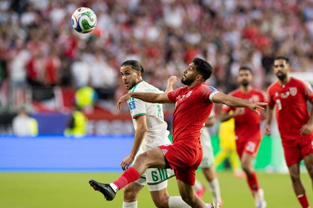 FIFA World Cup, WM, Weltmeisterschaft, Fussball 2026 - Group J - Jordan vs Algeria Jordan forward Musa Al-Taamari (C) in action during the 2026 FIFA World Cup group stage match between Jordan and Algeria at San Francisco Bay Area Stadium in Santa Clara, USA, 22 June 2026. Santa Clara United States  Copyright: xBENJAMINxFANJOYx