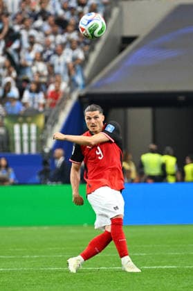 Marcel SABITZER (AUT), JUNE 22, 2026 - Football Soccer : FIFA World Cup, WM, Weltmeisterschaft, Fussball 2026 Group J match between Argentina 2-0 Austria at Dallas Stadium in Arlington, Texas, USA.  aflo_335426898 KenjiroxMatsuox