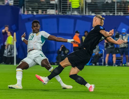 FIFA World Cup, WM, Weltmeisterschaft, Fussball 2026 Erling Haaland during the Norway vs. Senegal game at the 2026 FIFA World Cup Copyright: xSulaimanxPoojaxAdebayox