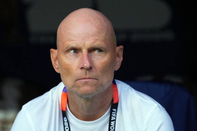 IPA85959425 - Stale Solbakken, head coach of Norway, during the Norway vs. Senegal FIFA World Cup, WM, Weltmeisterschaft, Fussball match in New York, USA, on June 22, 2026  Copyright: xEmmanuelexMastrodonato IPAxSportx xx 85959425