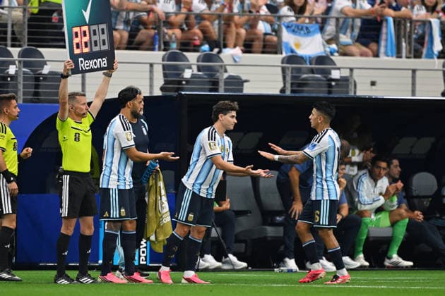Argentina team group, Mannschaftsbild, Totale (ARG), JUNE 22, 2026 - Football Soccer : FIFA World Cup, WM, Weltmeisterschaft, Fussball 2026 Group J match between Argentina 2-0 Austria at Dallas Stadium in Arlington, Texas, USA.  aflo_335427381 KenjiroxMatsuox