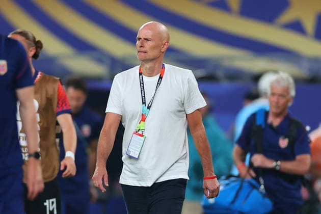 EAST RUTHERFORD, NJ - JUNE 22: Stale Solbakken of Norway walks in at halftime of the FIFA World Cup, WM, Weltmeisterschaft, Fussball 2026 Group I Match between Norway and Senegal on June 22, 2026 at New York New Jersey Stadium in East Rutherford, New Jersey. (Photo by Rich Graessle Icon Sportswire) SOCCER: JUN 22 FIFA World Cup 26 Group I - Norway vs Senegal EDITORIAL USE ONLY Icon26062227522