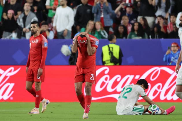 Nizar Alrashdan (c) of Jordan laments at the end of a Group J match at the 2026 FIFA World Cup, WM, Weltmeisterschaft, Fussball 2026 group stage match Jordan against Algeria at the Levi s stadium in Santa Clara, United States, 22 June 2026. FIFA World Cup 2026 - Group J - Jordan vs Algeria !ACHTUNG: NUR REDAKTIONELLE NUTZUNG!  Copyright: xMIGUELxGUTIÉRREZx AME3625 20260623-55020679477_1