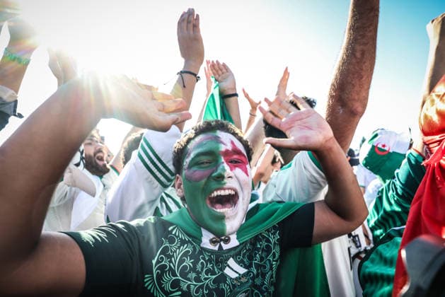 June 22, 2026, Santa Clara, California, USA: Santa Clara, USA - June 22 2026: Stadium atmosphere and fans before a FIFA World Cup, WM, Weltmeisterschaft, Fussball group match between Jordan and Algeria at San Francisco Bay Area Stadium Santa Clara USA - ZUMAp121 20260622_zsp_p121_135 Copyright: xChrisxPutnamx
