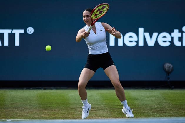 June 23, 2026, Bad Homburg, Hessen, Germany: Eva Lys of Germany returns with forehand to her Hitting Partner during the BAD HOMBURG OPEN powered by SOLARWATTT- WTA500 - Womens Tennis, 23.6.2026 in Bad Homburg (Tennis-Club Bad Homburg), Germany - Photo: Tennis 2026: Bad Hombug Open - WTA500: WARM-UP  - ZUMAs343 20260623_zsp_s343_007 Copyright: xMathiasxSchulzx