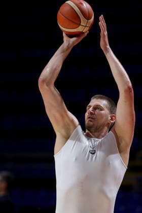 Practice Serbia basketball national team, Nationalteam FIBA Basketball World Cup 2027 European Qualifiers Window 3 Belgrade, Serbia. June 23rd 2026. Nikola Jokic of Serbia during an open training session ahead of the FIBA Basketball World Cup 2027 European Qualifiers Group C games against Switzerland on July 2 and Bosnia and Herzegovina on July 5, in Belgrade, Serbia. Belgrade Serbia Copyright: xPedjaxMilosavljevic STARSPORTx x2026x