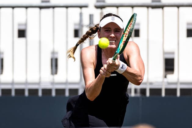BAD HOMBURG, GERMANY - JUNE 23: Ekaterina Alexandrova during the Bad Homburg Open powered by Solarwatt Singles match between Ann Li (USA) vs Ekaterina Alexandrova at Kurpark Bad Homburg on June 23, 2026 in Bad Homburg, Germany. Hessen Germany Copyright: xSteffiexWunderlx