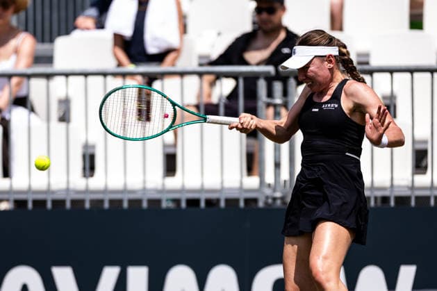 BAD HOMBURG, GERMANY - JUNE 23: Ekaterina Alexandrova during the Bad Homburg Open powered by Solarwatt Singles match between Ann Li (USA) vs Ekaterina Alexandrova at Kurpark Bad Homburg on June 23, 2026 in Bad Homburg, Germany. Hessen Germany Copyright: xSteffiexWunderlx