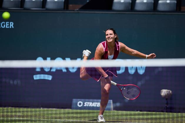 June 23, 2026, Bad Homburg, Hessen, Germany: STUTTGART, GERMANY - JUNE 23: Emma Navarro of United States is serving during Day 4 of the Bad Homburg Open 2026 at TC Bad Homburg on June 23, 2026 in Bad Homburg, Germany. Bad Homburg Open Powered By Solarwatt - Qualifikation  - ZUMAs343 20260623_zsp_s343_042 Copyright: xMathiasxSchulzx