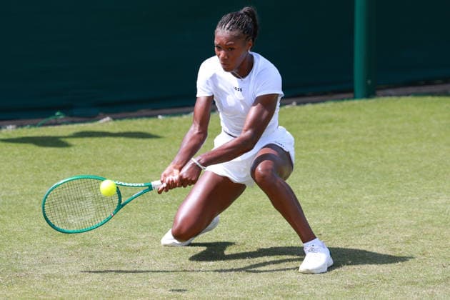 Noma Noha Akugue (GER), Qualifikation, Wimbledon, Damen Einzel, Ladies Singles Tennis - Wimbledon 2026 - Grand Slam ITF ATP, Tennis Herren WTA, Tennis Damen - AELTC - London - - Great Britain - 23 June 2026. *** Noma Noha Akugue GER, Qualifying, Wimbledon, Womens Singles, Ladies Singles Tennis Wimbledon 2026 Grand Slam ITF ATP WTA AELTC London, Great Britain, June 23, 2026,detected_source_language Copyright: xJuergenxHasenkopfx