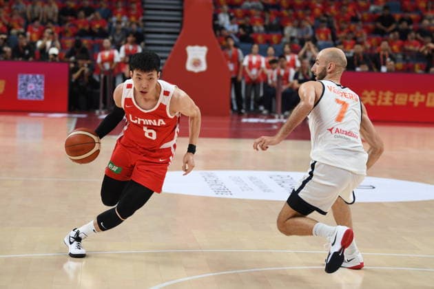 HANGZHOU, CHINA - JUNE 23: Players from Team China and Team Netherlands compete during the 2026 International Basketball Match on June 23, 2026 in Hangzhou, Zhejiang Province of China.  Copyright: xVCGx 111649957590