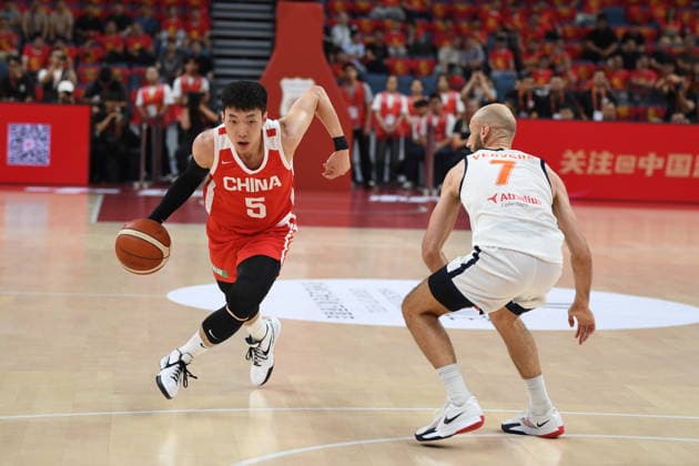 HANGZHOU, CHINA - JUNE 23: Players of Team China and Team Netherlands compete during the Men s International Basketball Friendly Hangzhou 2026 on June 23, 2026 in Hangzhou, Zhejiang Province of China.  Copyright: xVCGx 111649957591