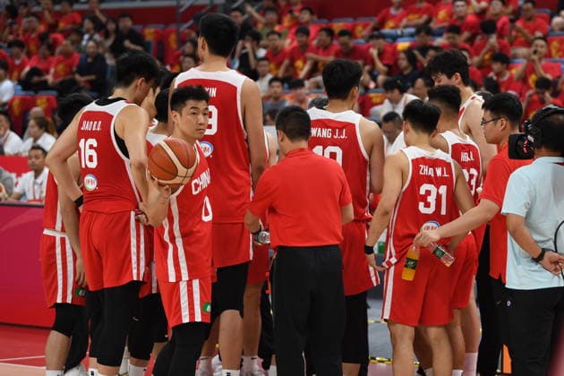 HANGZHOU, CHINA - JUNE 23: Players from Team China and Team Netherlands compete during the 2026 International Basketball Friendly match on June 23, 2026 in Hangzhou, Zhejiang Province of China.  Copyright: xVCGx 111649957597