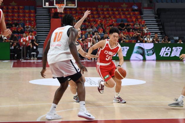 HANGZHOU, CHINA - JUNE 23: Players from Team China and Team Netherlands compete during the 2026 International Basketball Friendly match on June 23, 2026 in Hangzhou, Zhejiang Province of China.  Copyright: xVCGx 111649958614