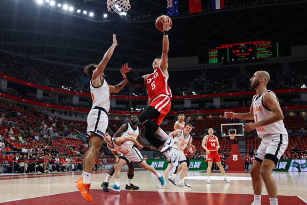 HANGZHOU, CHINA - JUNE 23: Liao Sanning 5 of Team China attends a training session for the 2026 Men s Basketball Warm-up Match on June 23, 2026 in Hangzhou, Zhejiang Province of China. The game between China and Netherlands is part of the team s preparation schedule.  Copyright: xVCGx 111649959765